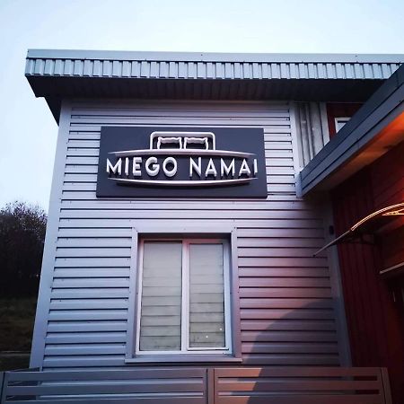 Miego Namai Hostel Gargzdai Bagian luar foto