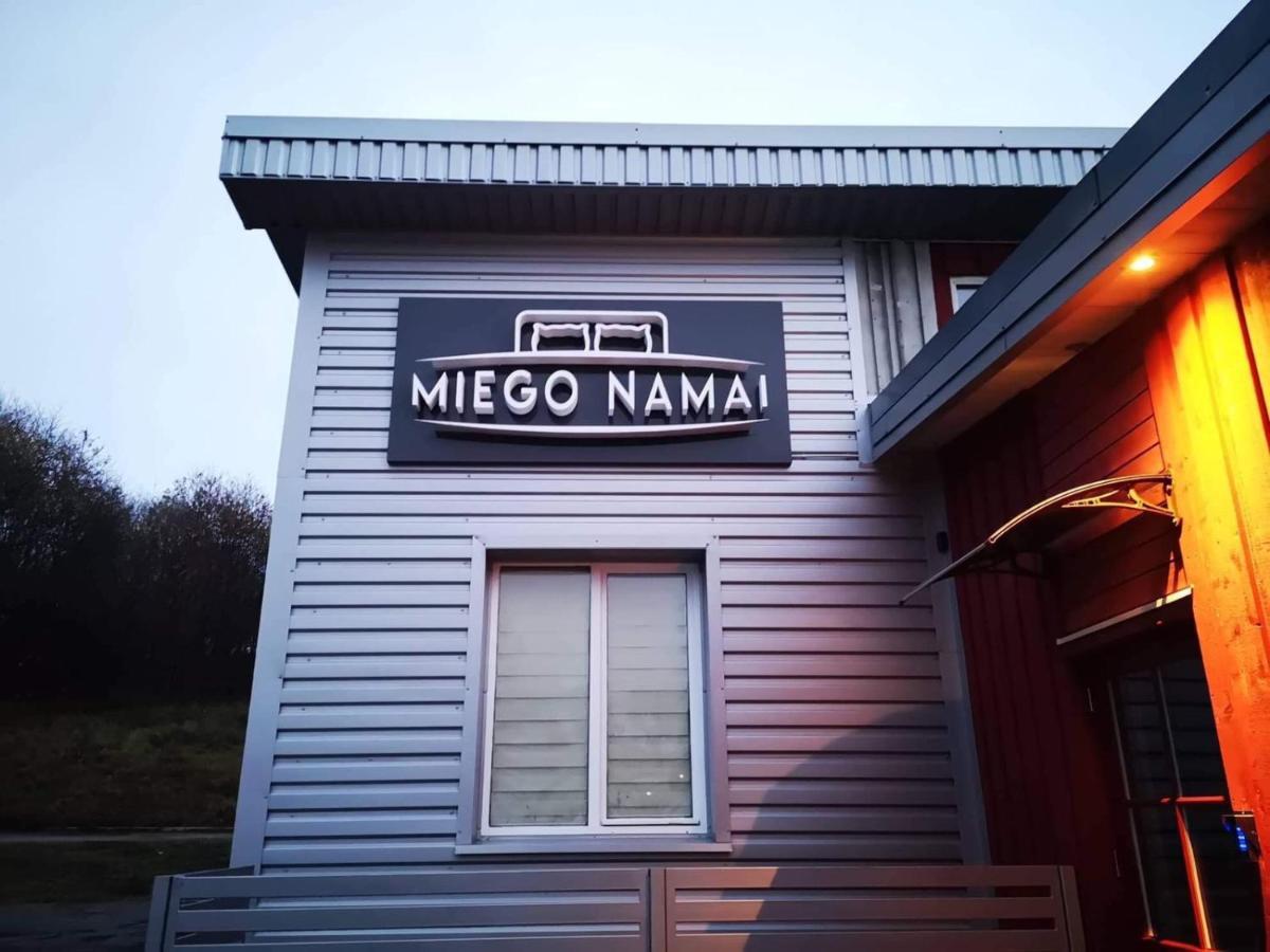 Miego Namai Hostel Gargzdai Bagian luar foto
